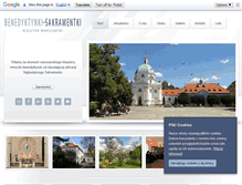 Tablet Screenshot of benedyktynki-sakramentki.org